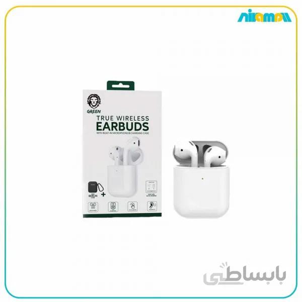 هدفون بی سیم گرین لاین مدل Green Lion TWS ا Green Lion True Wireless Eardbuds