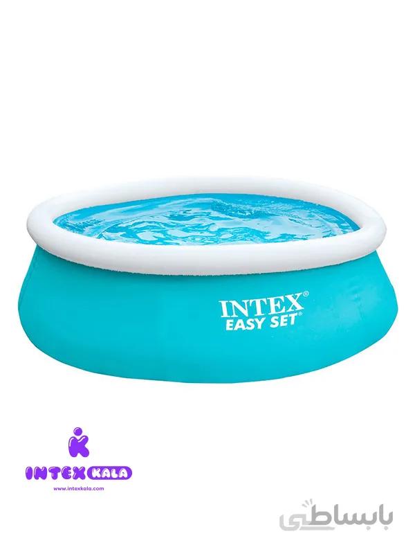 استخر بادی خانوادگی مستطیل اینتکس مدل 58484 ا Swim Center Family Inflatable Pool model 58484