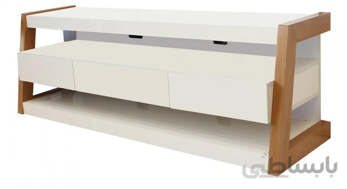 میز تلویزیون بدون پایه مدل WOOD