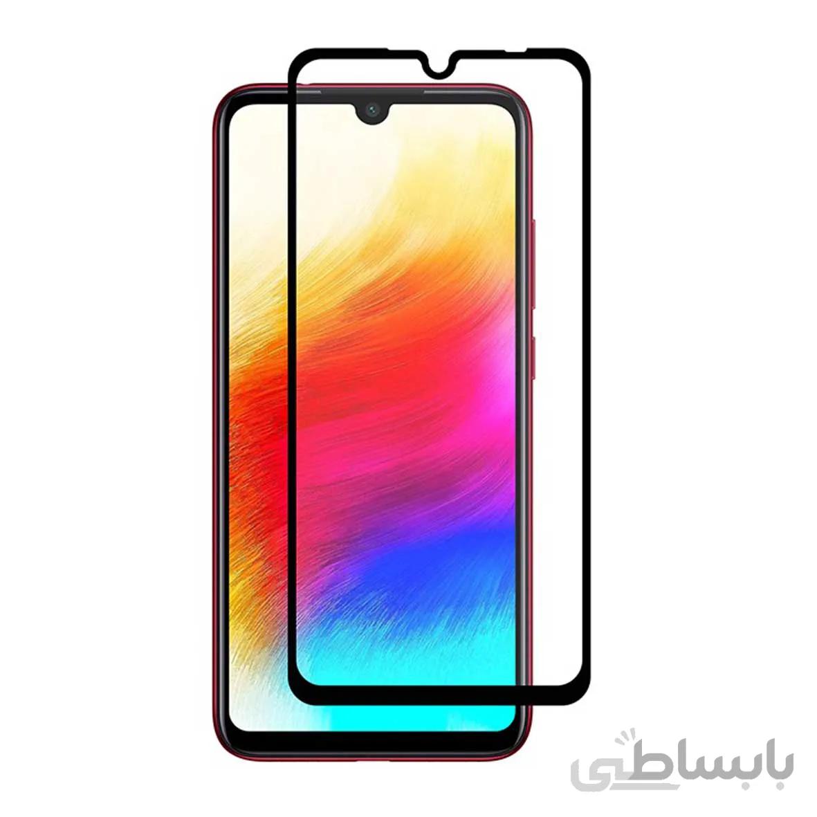 محافظ صفحه نمایش شیشه ای Full Cover مشکی - Xiaomi Redmi Note7/Note7pro