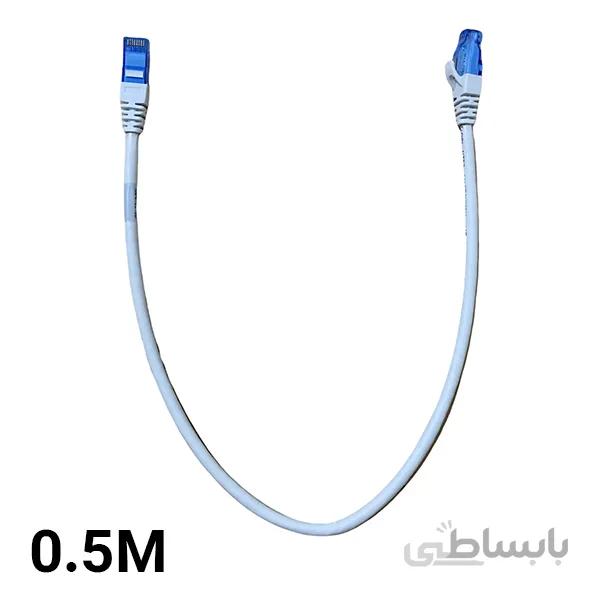 کابل شبکه 0.5 متری CAT6 هلوکیبل DSX-5000