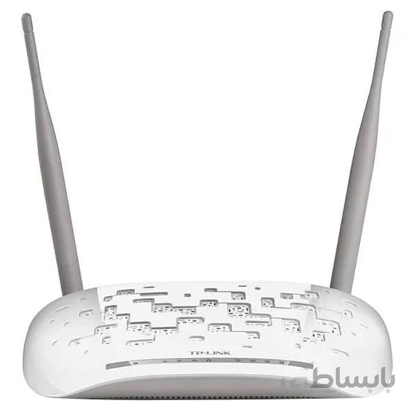 مودم روتر تی پی لینک W8961N_V1 ا TP-LINK TD-W8961N_V1 ADSL2 Plus Wireless N300 Modem Router