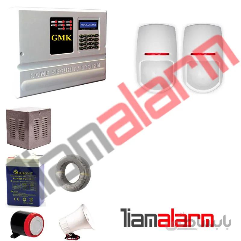 پکیج دزدگیر اماکن باسیم مدل جی ام کا سیم کارتی GM890PY2