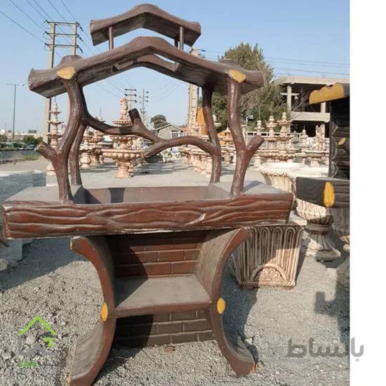 باربیکیو بتنی طرح درختی