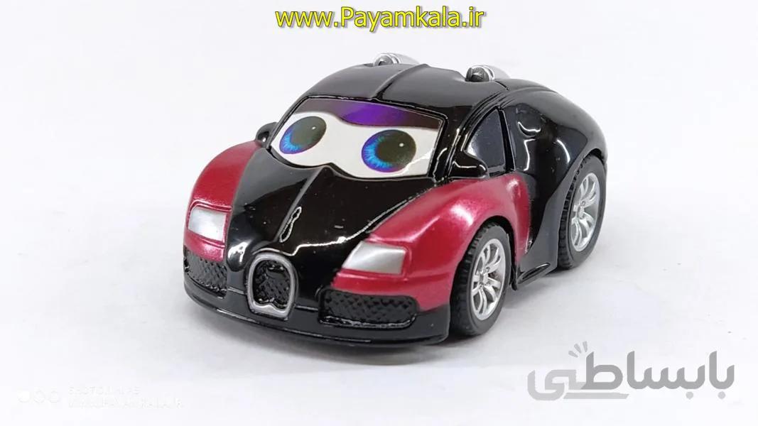 ماشین فلزی عقب کش کوچک رالی چشم دار (LY515-1) مشکی