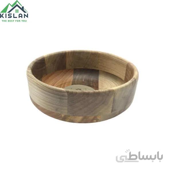 کاسه گرد چوبی آماهوم سایز 17