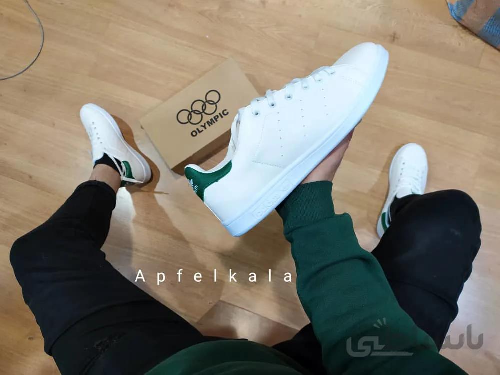 کفش اسپرت مردانه و زنانه آدیداس adidas استن اسمیت رنگ سفید