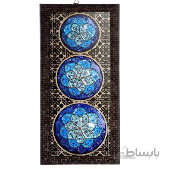 قاب بشقاب میناکاری کد E-06