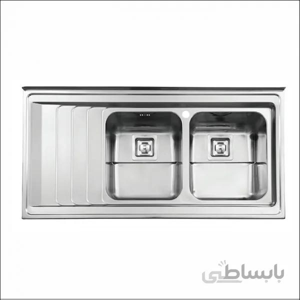 سینک ظرفشویی روکار استیل البرز مدل۷۶۴