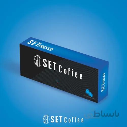 کپسول قهوه SETpresso سازگار با دستگاه نسپرسو ( BLUE ) پانزده -15- عددی