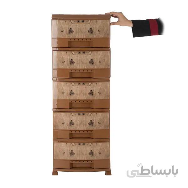 دراور لارج 5طبقه blهومکت سورمه ای