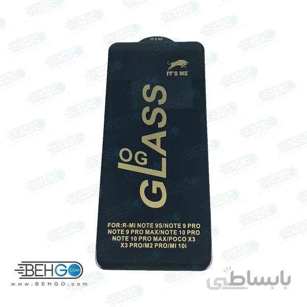 گلس شیشه ای گوشی موبایل شیائومی It's Me Og Xiaomi Note 9s/note 9 pro/poco x3/poco x3 pro/note 10 pro/mi 10i