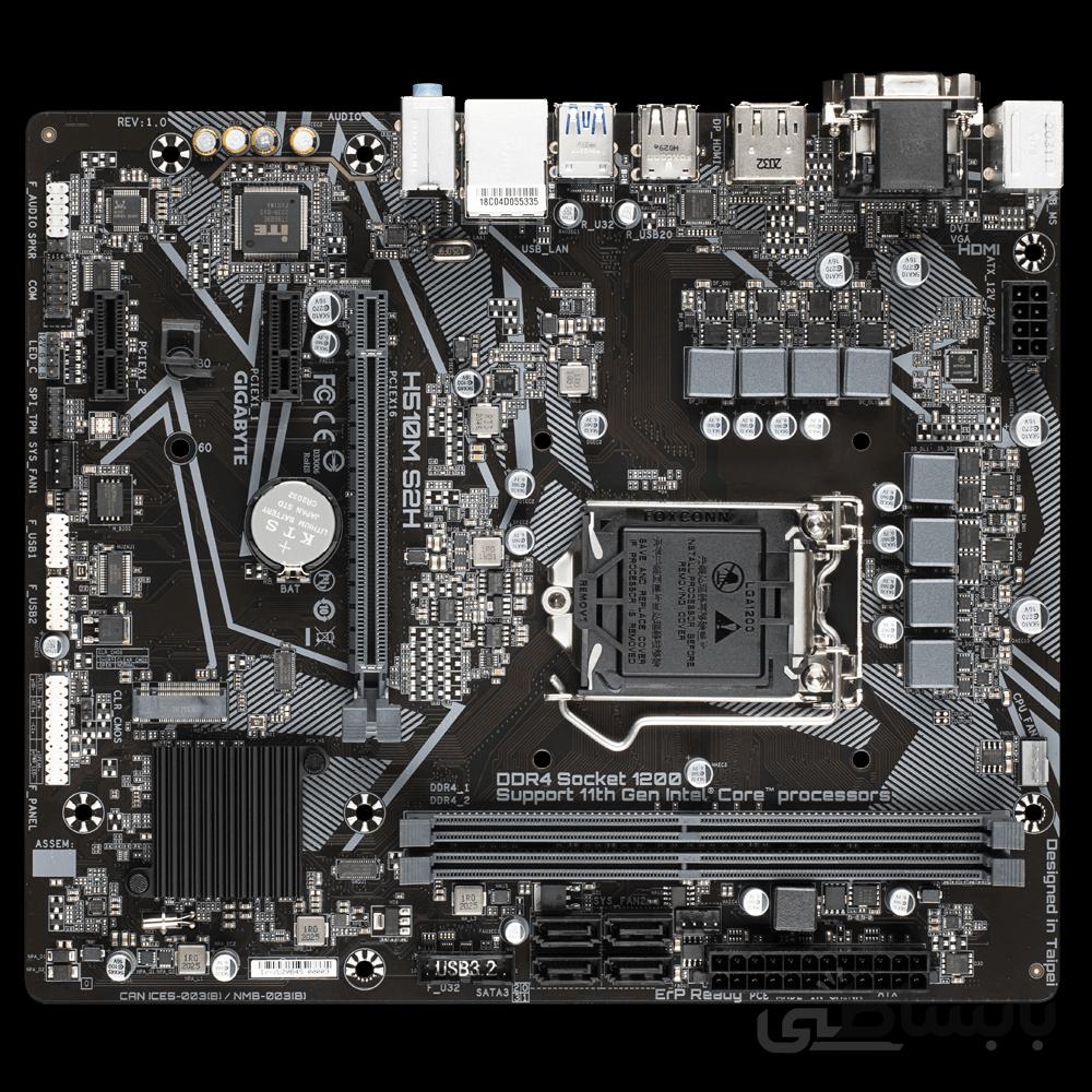 مادر برد گیگابایت مدل H510M S2H ا M.B GIGA