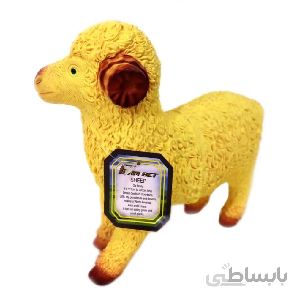 فیگور گوسفند اسباب بازی موزیکال پلاستیکی نرم