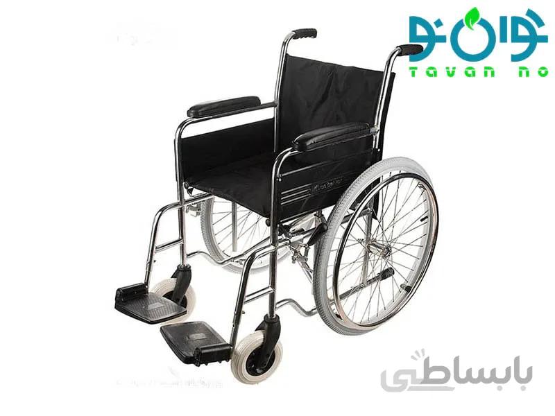 ویلچر تاشو ایران بهکار مدل 703 رنگی بادی