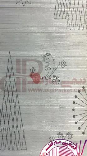 پرده زبرا خوش سایه کالیته 40-5 سیلوئیت چاپی