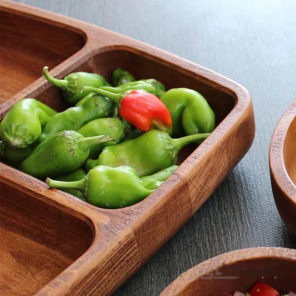 B2115 اردور خوری چوبی۴ خانه مربع