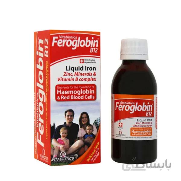 شربت فروگلوبین ب12 ویتابیوتیکس حجم 200 میلی لیتر ا Vitabiotics Feroglobin Liquid کد 285869