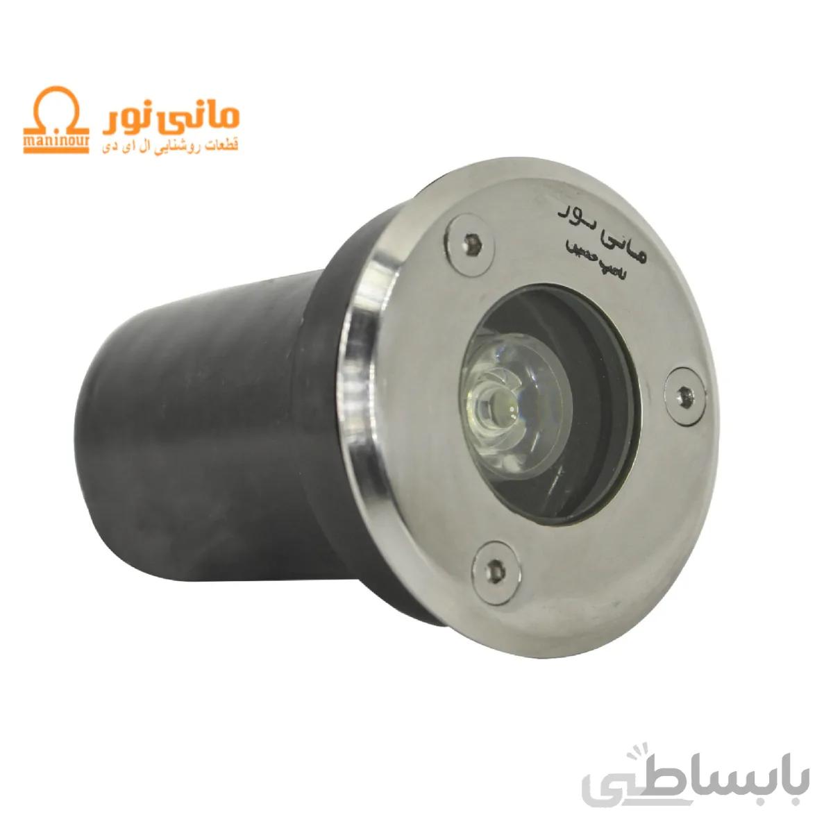 چراغ دفنی 1 وات قطر 6 سانتی