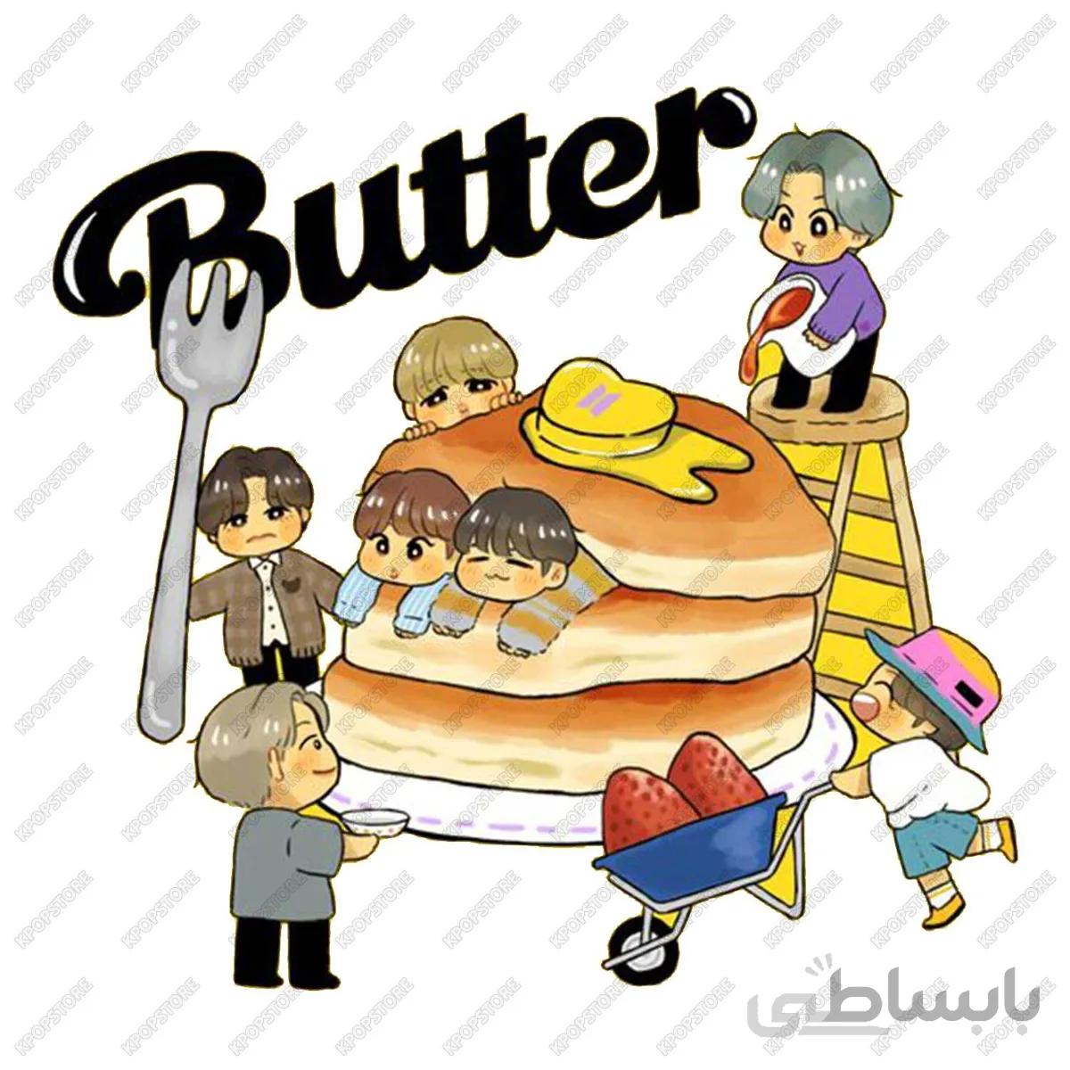استیکر bts butter کد 111171