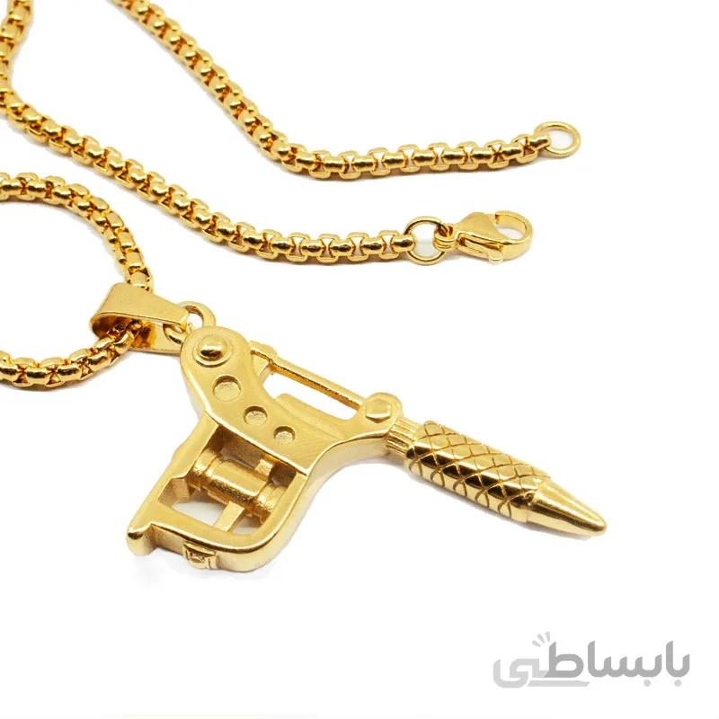 گردنبند طرح تاتو کد 6660