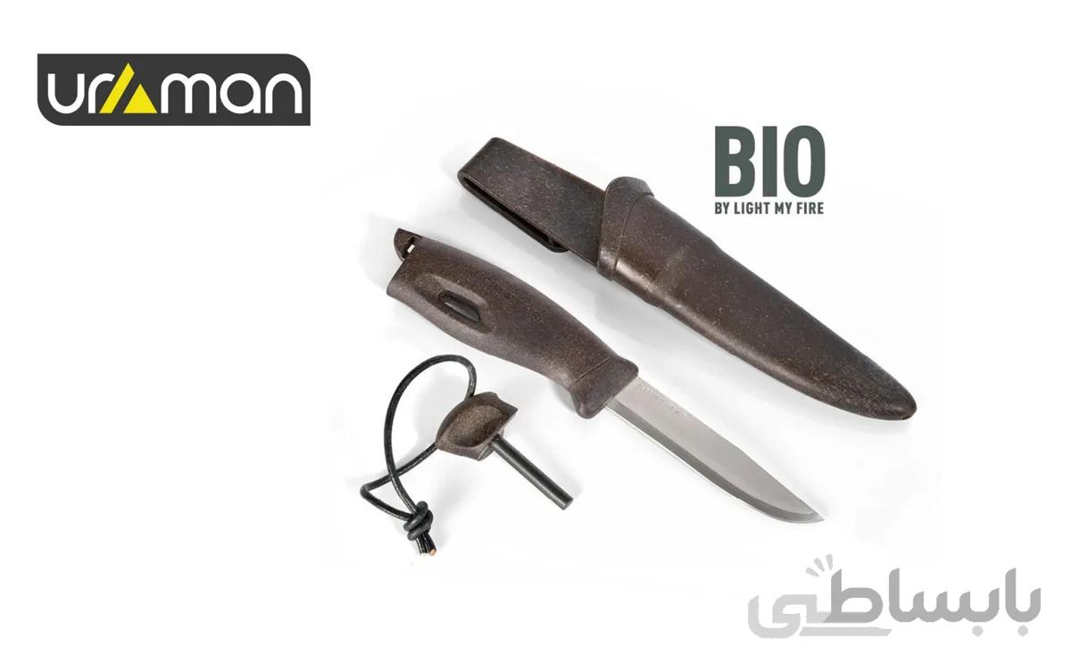 چاقو و چخماق لایت مای فایر مدل Swedish FireKnife BIO CocoShell