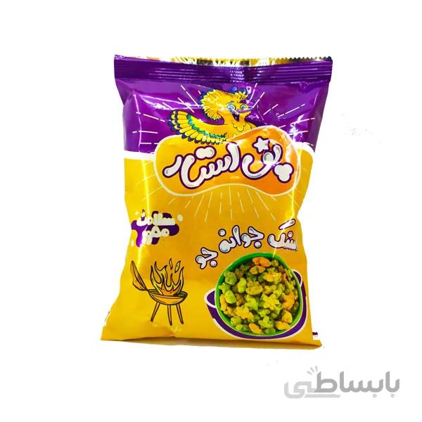 اسنک جوانه جو با طعم باربیکیو پف استار