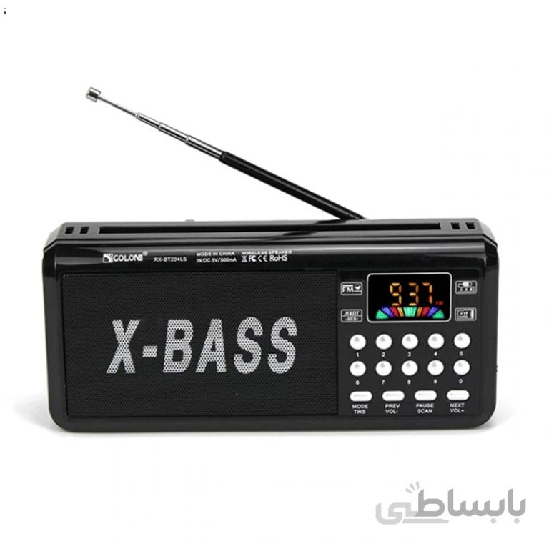 اسپیکر بلوتوثی گولون مدل RX-BT205LS