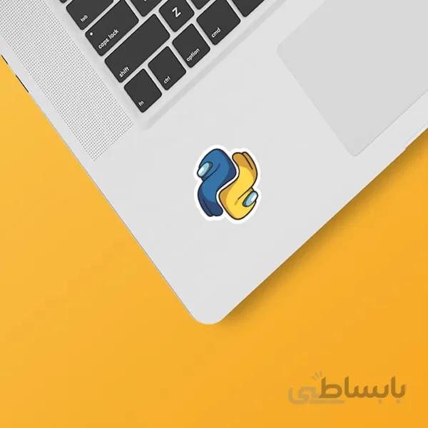 استیکر لپ تاپ طرح برنامه نویسی ۰۲