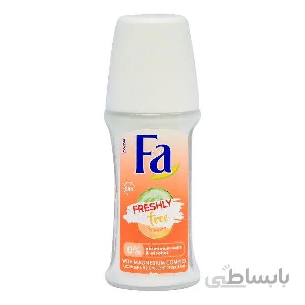 مام ضد تعریق فا ۵۰ میل – حاوی دئودورانت رایحه منیزیم و خیار و خربزه – Fa with magnesium complex cucumber & melon scent deodorant