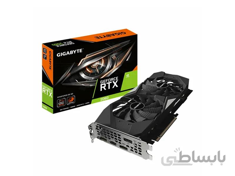 کارت گرافیک گیگابایت RTX 2060 OC 6G ا GIGABYTE GEFORCE RTX 2060 OC 6GB GDDR6 VGA