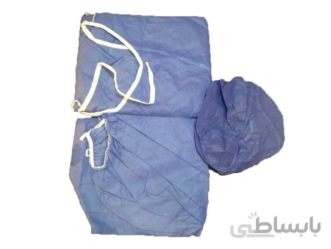 گان، شلوار، کلاه یا لچک
