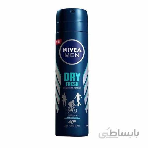 اسپری دئودورانت مردانه درای فرش نیوا 150 میل ا NIVEA Men Anti Perspirant Dry Fresh Spray 150ml