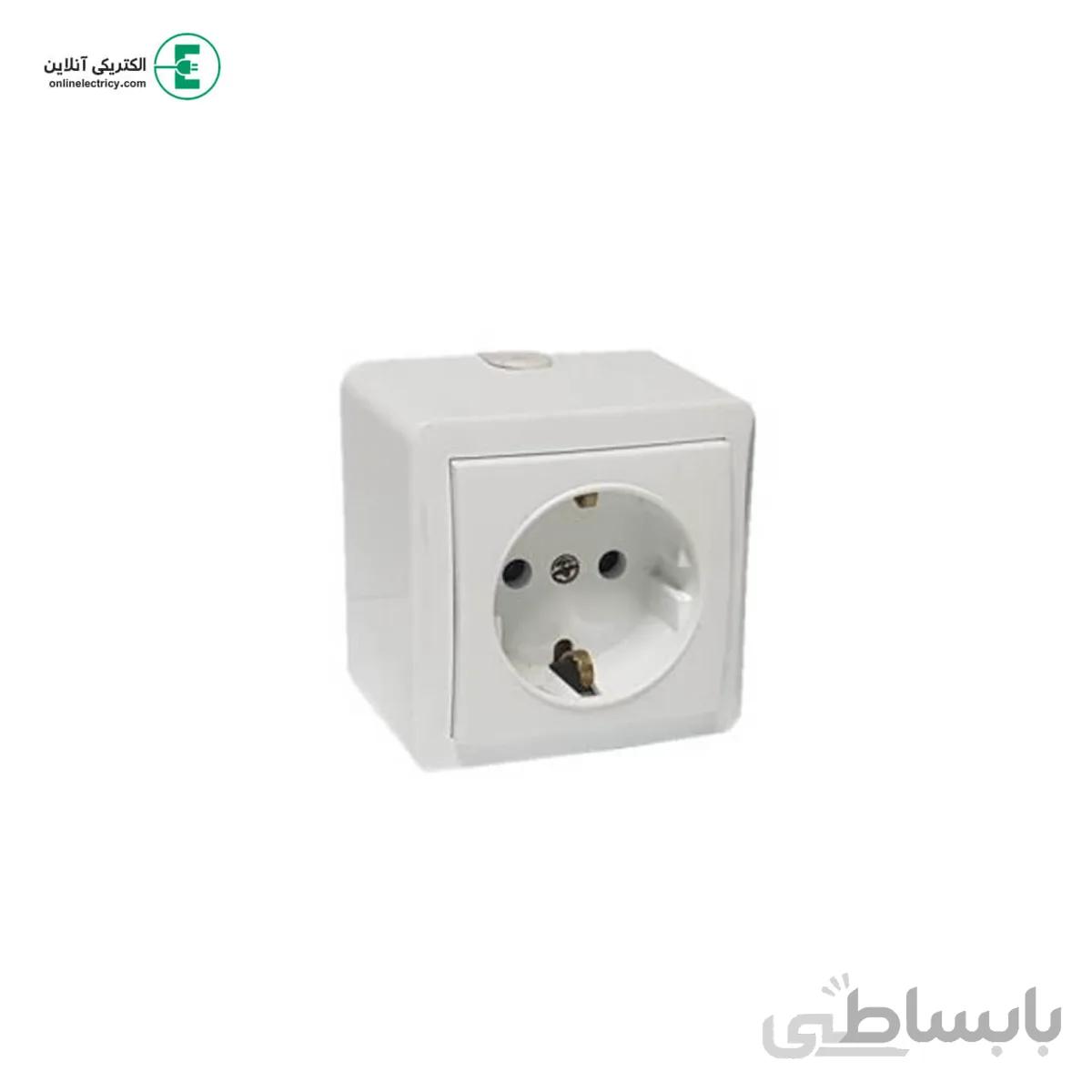پریز ارتدار روکار طرح قدیم پارت الکتریک