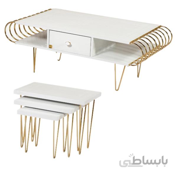 میز پذیرایی کد ۴۵۳ مجموعه ۴ عددی