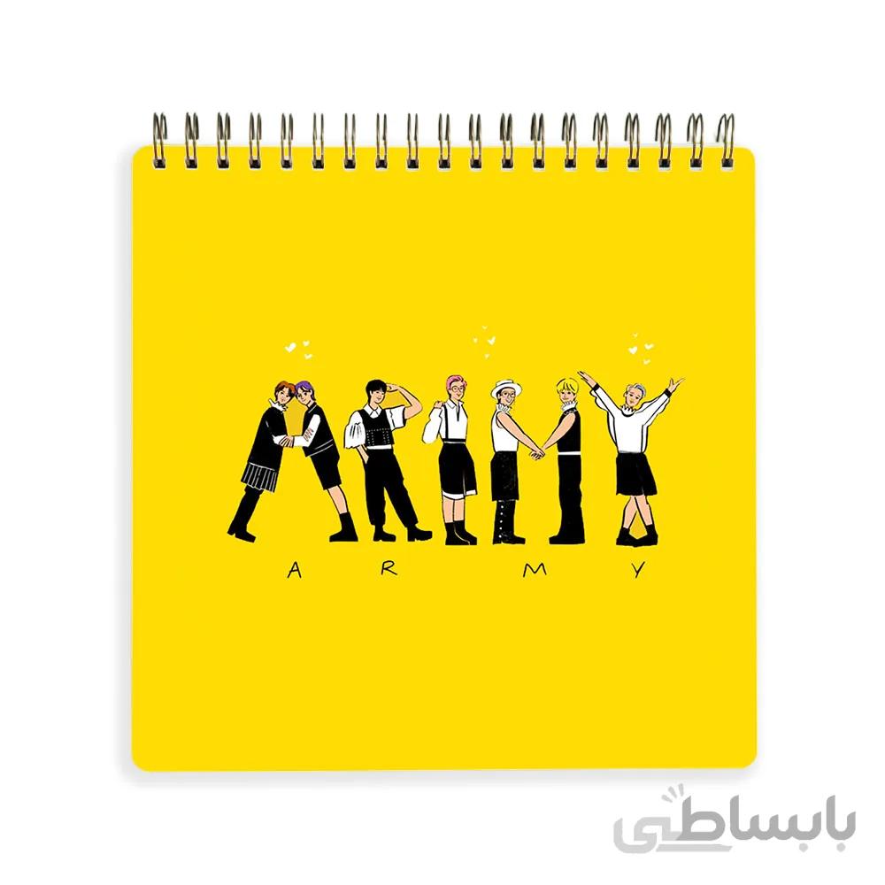 دفترچه يادداشت bts butter کد 10100217