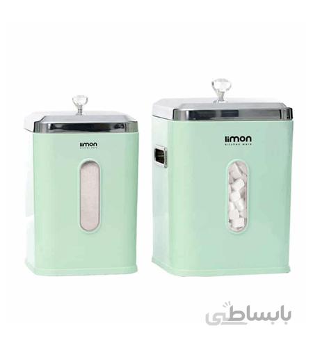 ست جای قند و شکر ۴ گوش لیمون Limon کد ۱۶۱۶