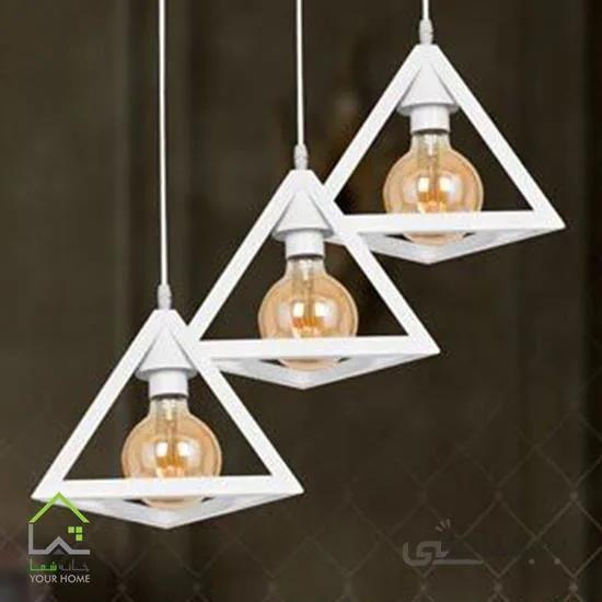 چراغ آویز مدل مثلث