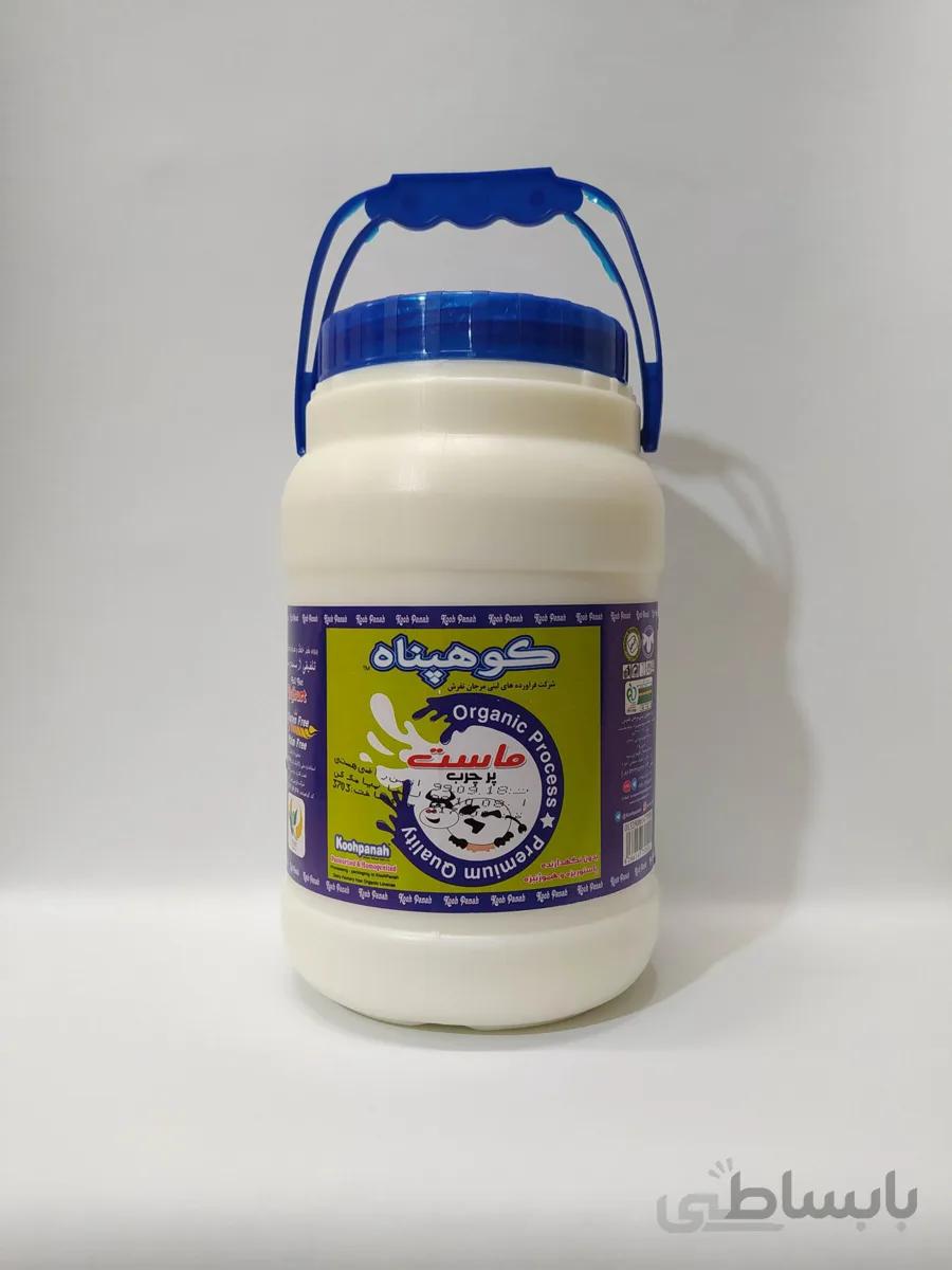 ماست پرچرب ارگانیک 2200 گرمی کوه پناه