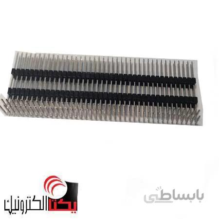 پین هدر نری رایت انگل پایه بلند 2.54 میلیمتر 40*2 پین