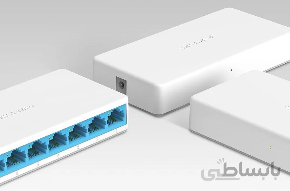 سوئیچ 8 پورت 10/100Mbps مرکوسیس مدل MS108