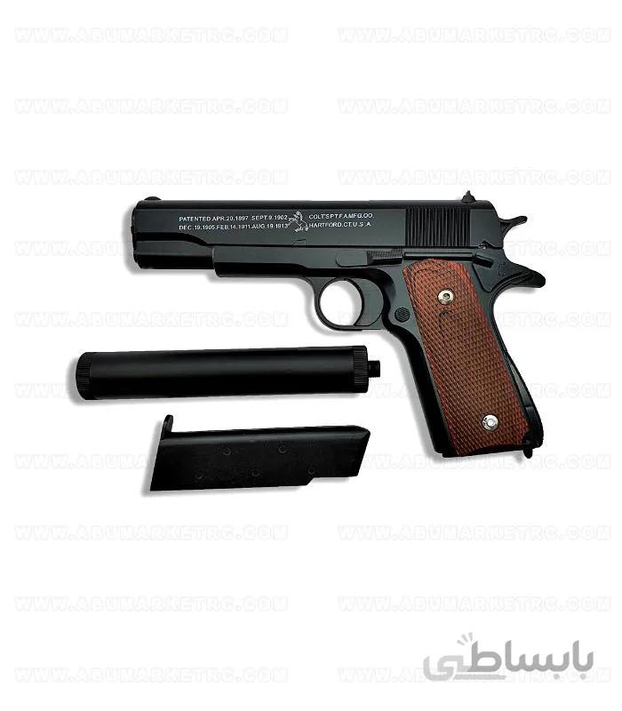 کلت و تفنگ تمام فلزی ساچمه ای مدل c1911a ا AIR SOFT GUN C1911A