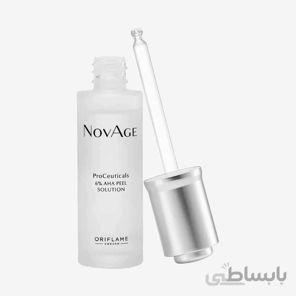 سرم لایه بردار پروسیتکالز نوایج اوریفلیم حجم 30 میل حاوی 6 الفاهیدروکسی اسید 40878 ا Novage Proceuticals 6% Aha Peel Solution Oriflame 40878