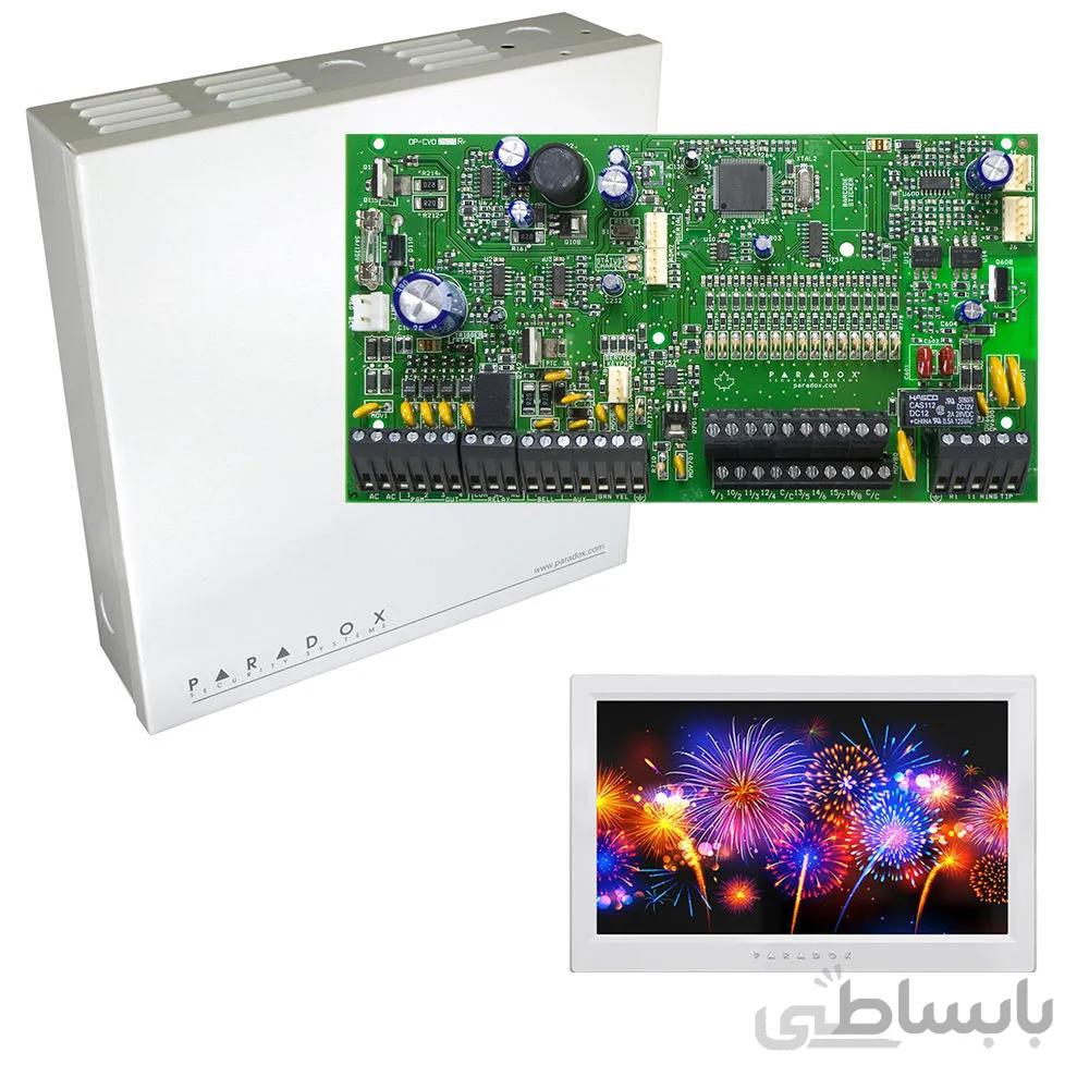کنترل پنل SP7000 به همراه کی پد لمسی TM70 رنگی پارادوکس + جعبه فلزی