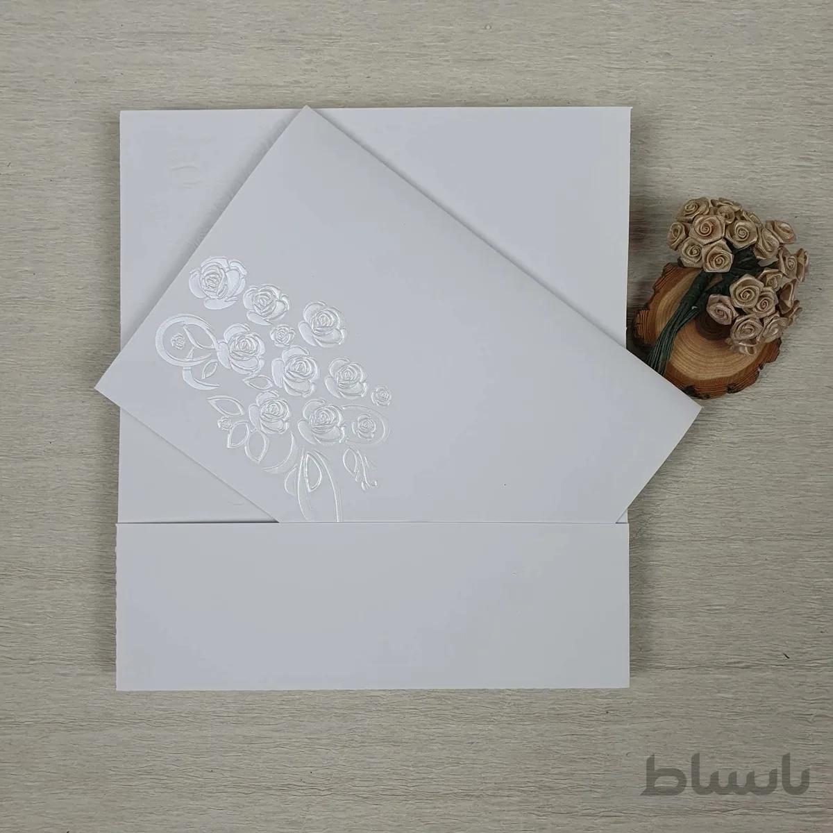 کارت عروسی کد 211 سفيد