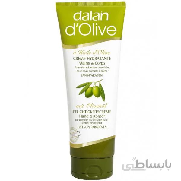 کرم مرطوب کننده دست و بدن دالان حجم 20 میل Dalan Olive Oil Hand And Body Moisturizing Cream