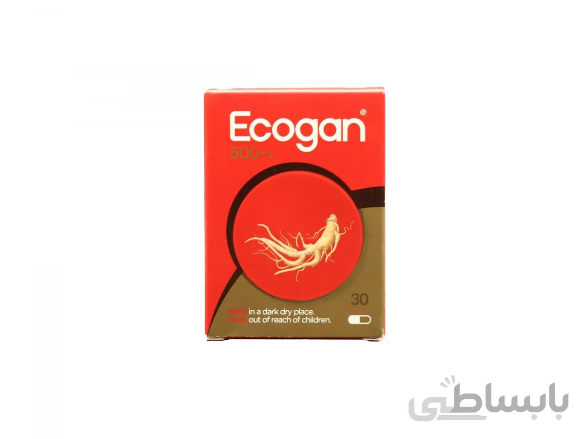 کپسول اکوگان موثر در تقویت رشد مو و ناخن 500 میلی گرم (30 عددی)