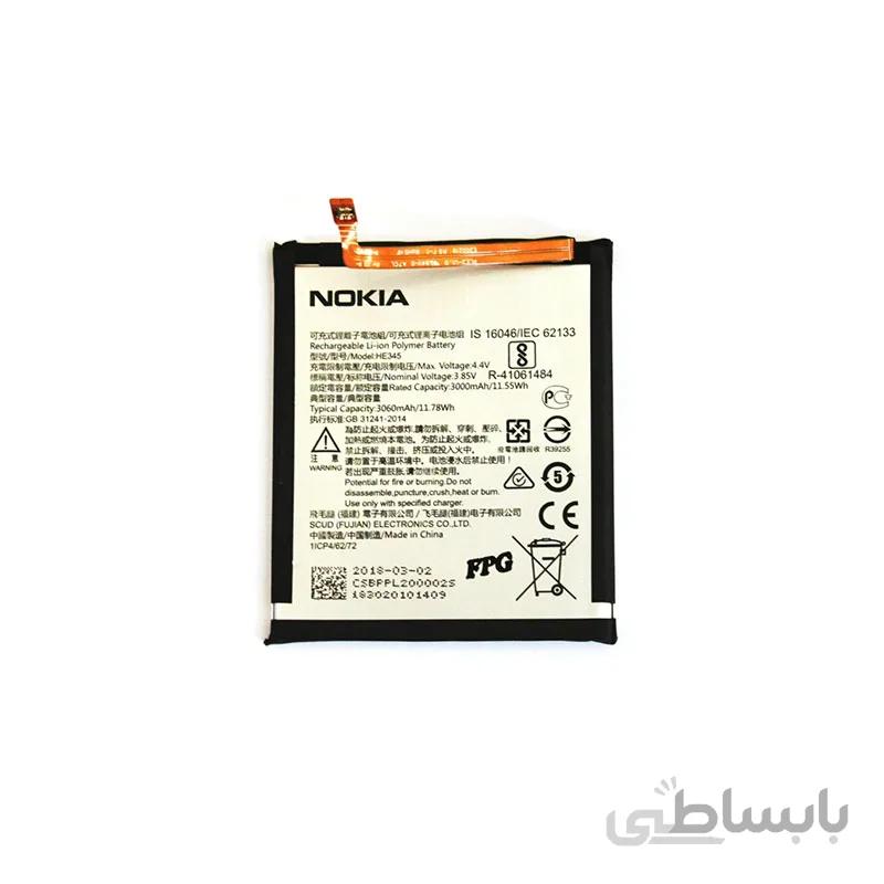 باطری موبایل نوکیا 6.1 با کدفنی HE345