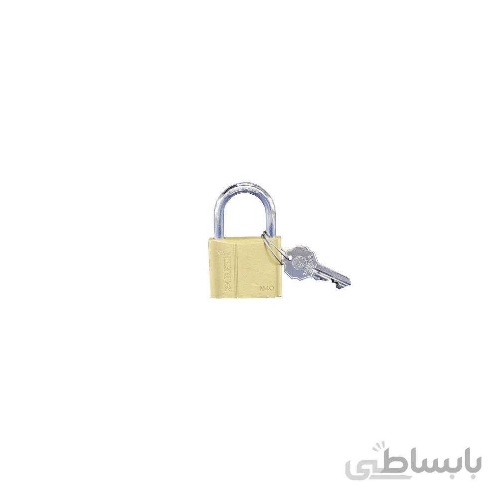 قفل اویز برنجی زارکر سایز ZARKER_40mm