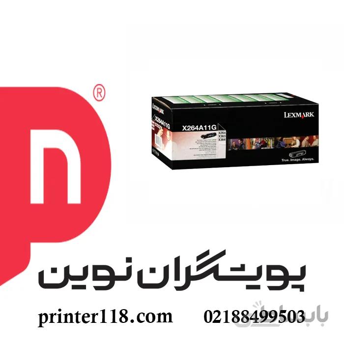 تونر کارتریج Lexmark X264A ا Lexmark X264A11G Black Toner Cartridge